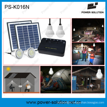 8watt Solar Panel System with 4 Bulbs